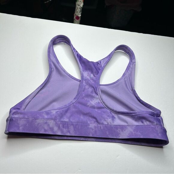 Under Armour Lavender unlined wire free wireless sports bra tie-dye medium - Picture 5 of 6